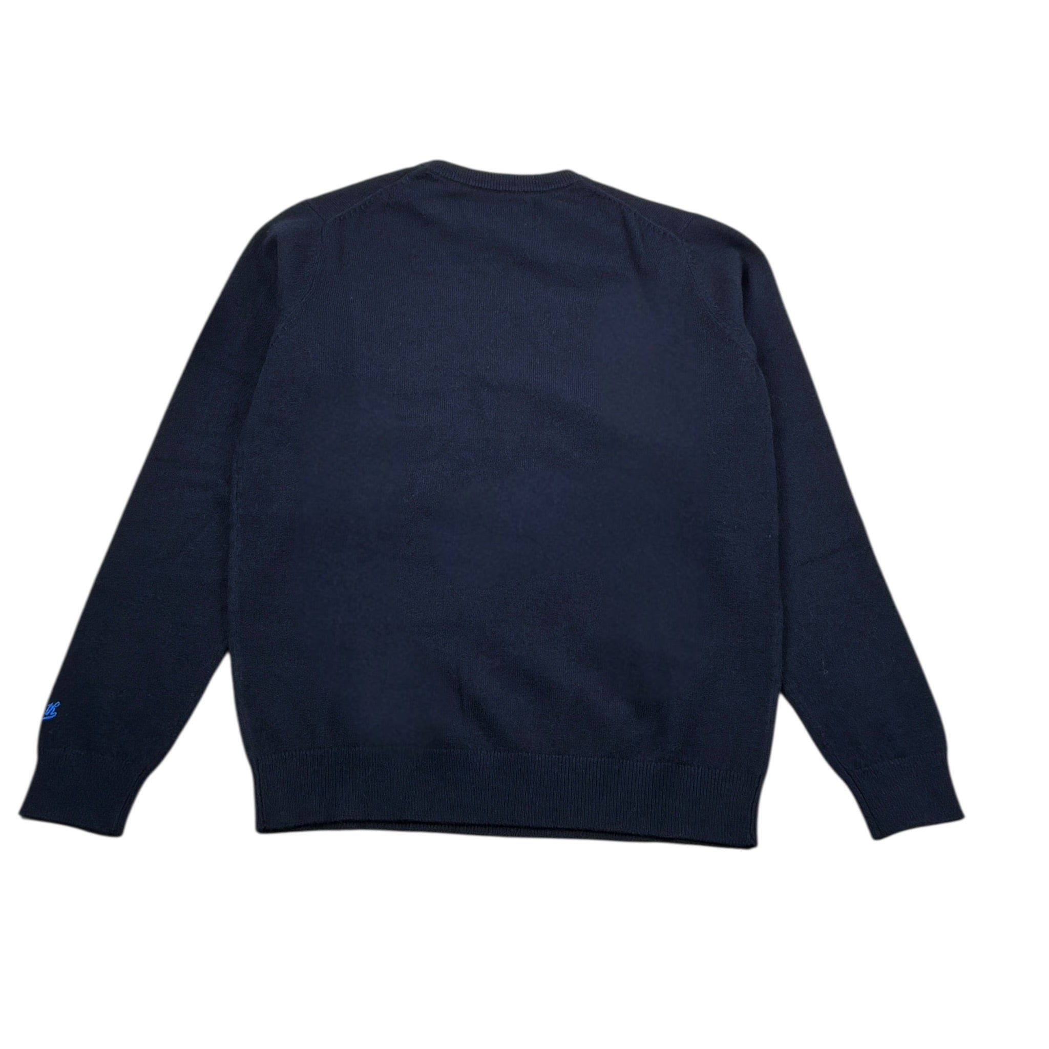 Saint Barth Maglia tinta unita con Stampa Blu per Bambino CORTINAMOTOR BLU SAINT BARTH 
