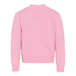 Saint Barth Carddigan tinta unita con Stampa Rosa per Bambina DIY000100452I ROSA SAINT BARTH 