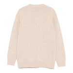 Saint Barth Cardigan tinta unita con Stampa Beige per Neonato DIY000102419IN BEIGE SAINT BARTH 