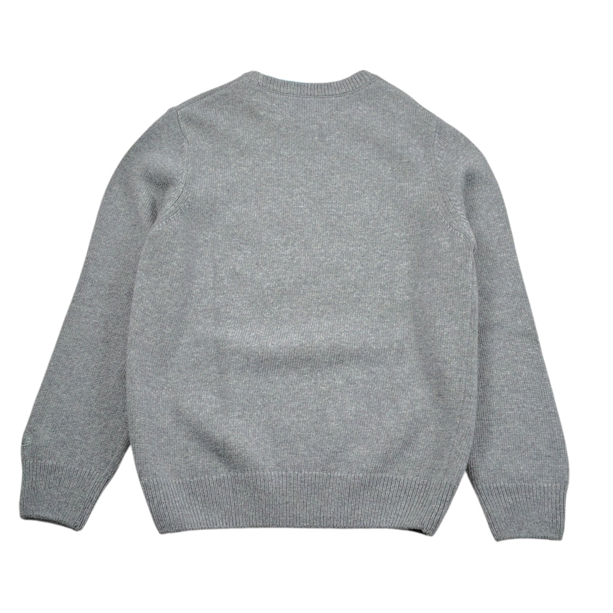 Saint Barth Maglia tinta unita con Stampa Grigio per Bambino DOU000101631 GRIGIO SAINT BARTH 