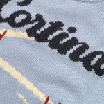 Saint Barth Maglia tinta unita con Ricamo Azzurro per Bambino DOUGLASSC AZZURRO SAINT BARTH 