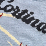 Saint Barth Maglia tinta unita con Ricamo Azzurro per Bambino DOUGLASSC AZZURRO SAINT BARTH 