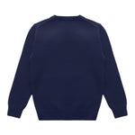 Saint Barth Maglia tinta unita con Stampa Blu per Bambino GLASS BLU SAINT BARTH 