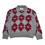 Saint Barth Maglia Bicolore con Stampa Rombo Grigio per Bambino HADIDYY GRIGIO SAINT BARTH 