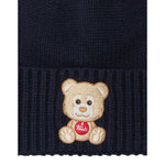Saint Barth Cappello tinta unita con Ricamo Blu per Bambino HOLDEN BLU SAINT BARTH 