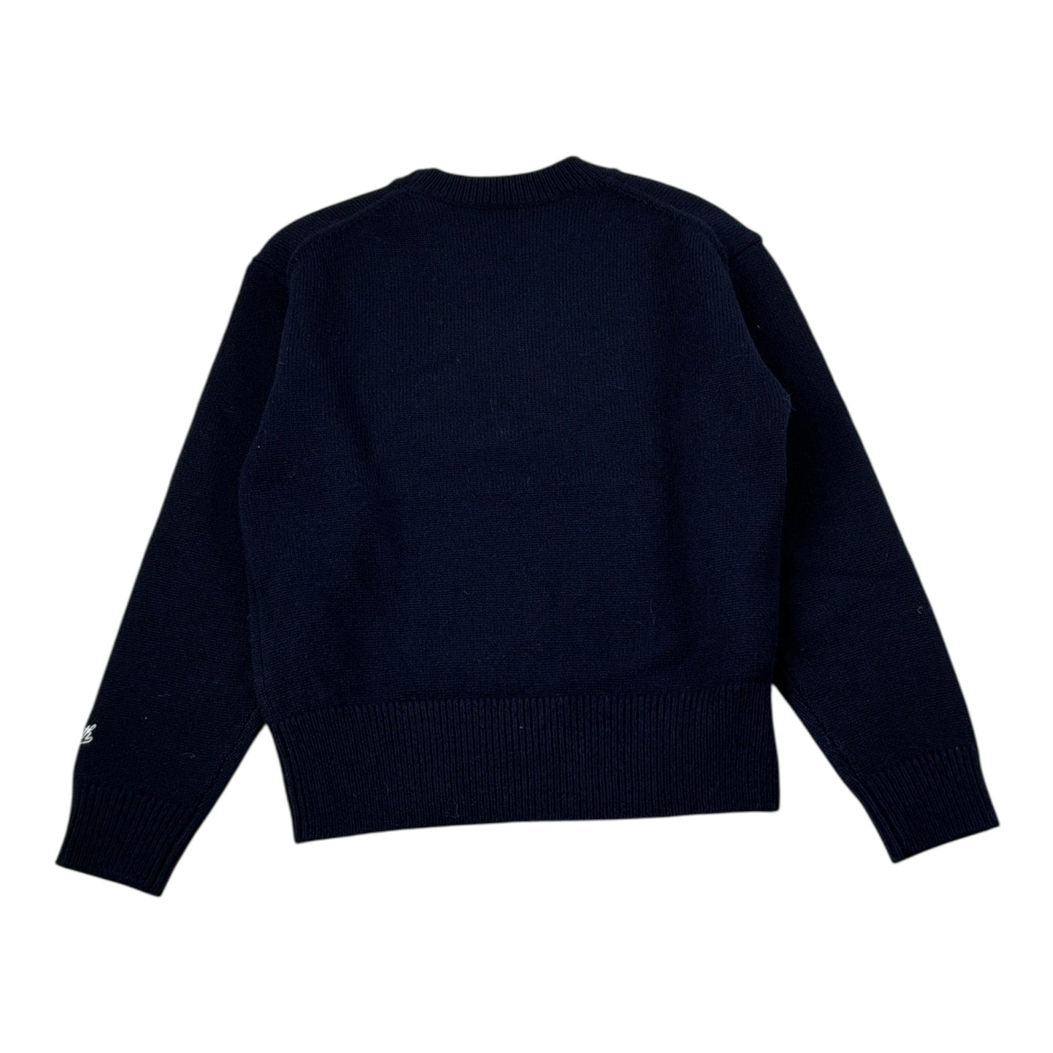 Saint Barth Maglia tinta unita con Stampa Blu per Bambino LOUISE BLU SAINT BARTH 