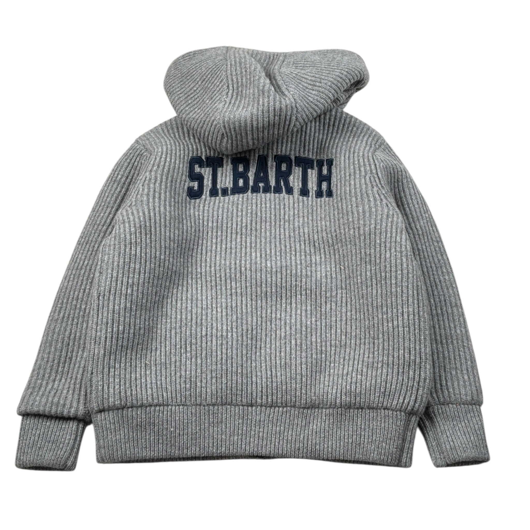 Saint Barth Giubbino Modello Felpa tinta unita Grigio per Bambino MILTON GRIGIO SAINT BARTH 