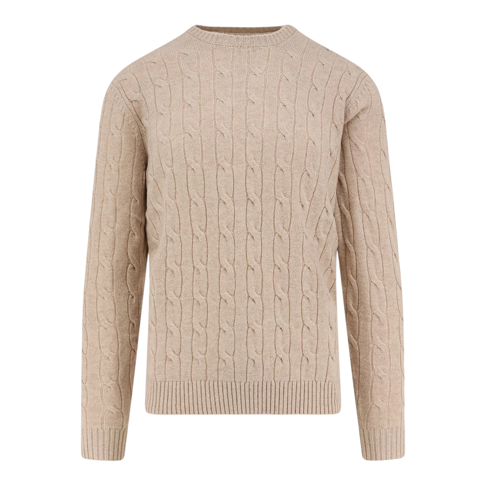 Saint Barth Maglia Girocollo tinta unita Beige per Bambino NIX0002 BEIGE SAINT BARTH 