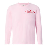 Saint Barth Shirt Girocollo tinta unita con Stampa Rosa per Bambina PENN00101278I ROSA SAINT BARTH 