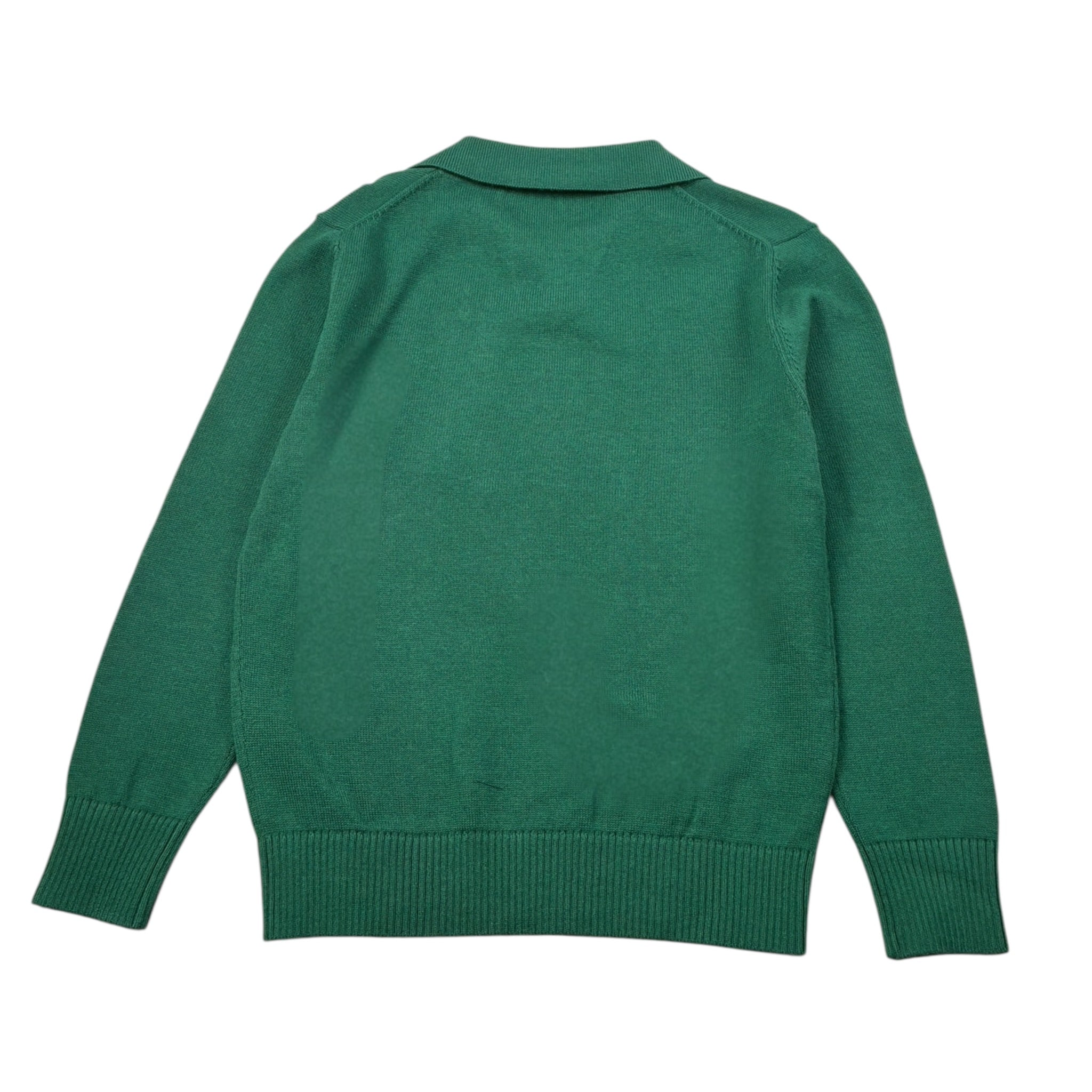 Saint Barth Maglia tinta unita con Colletto E Stampa Verde per Bambino ROMEOCOTTON VERDE SAINT BARTH 