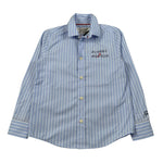 Saint Barth Camicia Manica Lunga tinta unita Azzurro per Bambino SEEFLEDD AZZURRO SAINT BARTH 