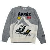 Saint Barth Maglia tinta unita Girocollo con Stampa Grigio per Bambina SNOOPYDOUGLAS GRIGIO SAINT BARTH 