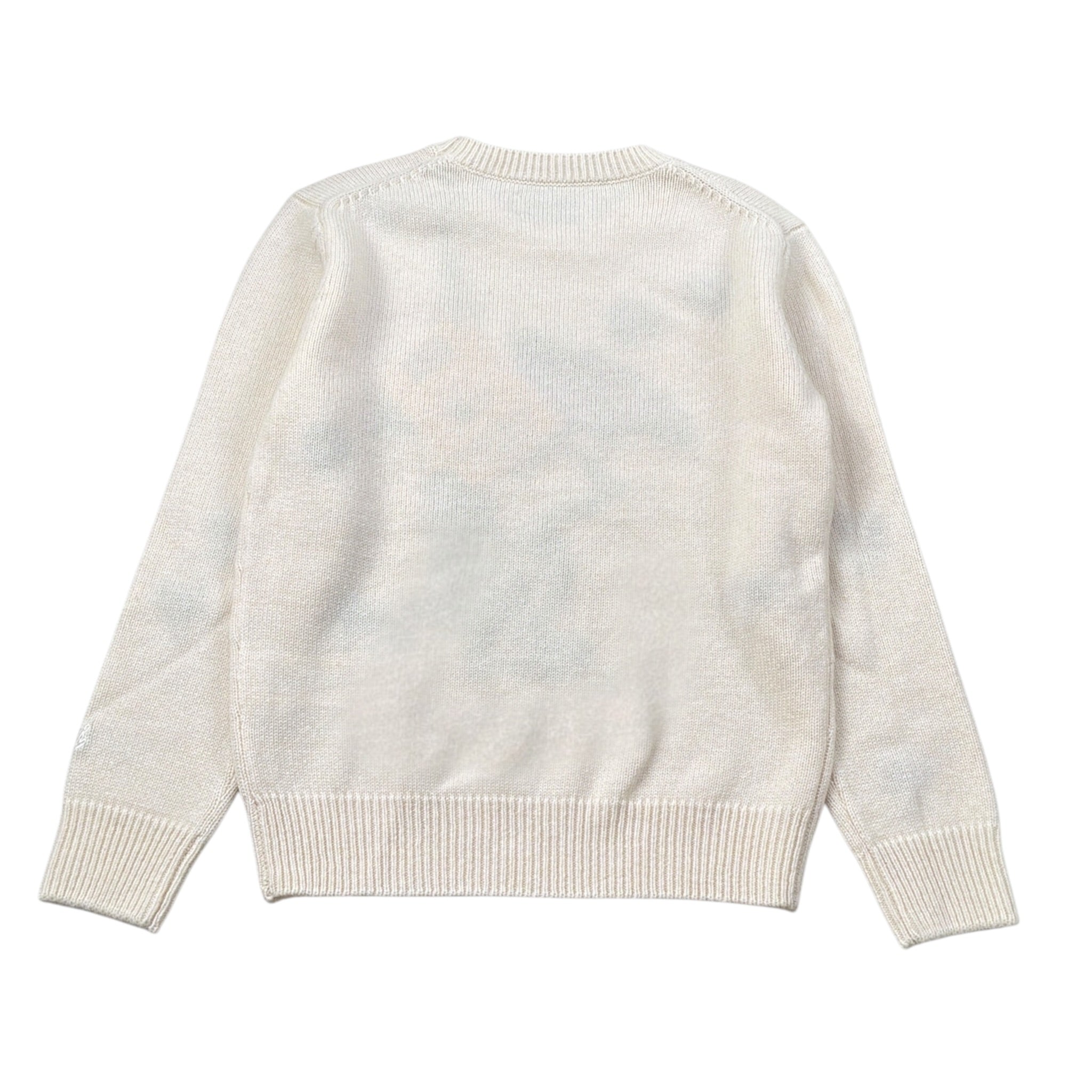 Saint Barth Maglia Girocollo tinta unita con Stampa Panna per Bambina SNOOPYFALLING PANNA SAINT BARTH 