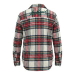 Saint Barth Camicia Bicolore con Fantasia A Quadri Rosso per Bambino STMORITZ380 ROSSO SAINT BARTH 