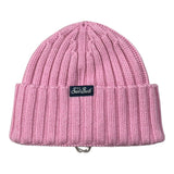Saint Barth Cappello tinta unita con Logo Rosa per Bambina WENG0188 ROSA SAINT BARTH 