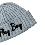Saint Barth Cappello tinta unita con Stampa Azzurro per Bambina WENGEN AZZURRO SAINT BARTH 