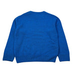 Saint Barth Maglia tinta unita con Stampa Blu per Bambino YESBUT BLU SAINT BARTH 