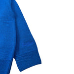 Saint Barth Maglia tinta unita con Stampa Blu per Bambino YESBUT BLU SAINT BARTH 