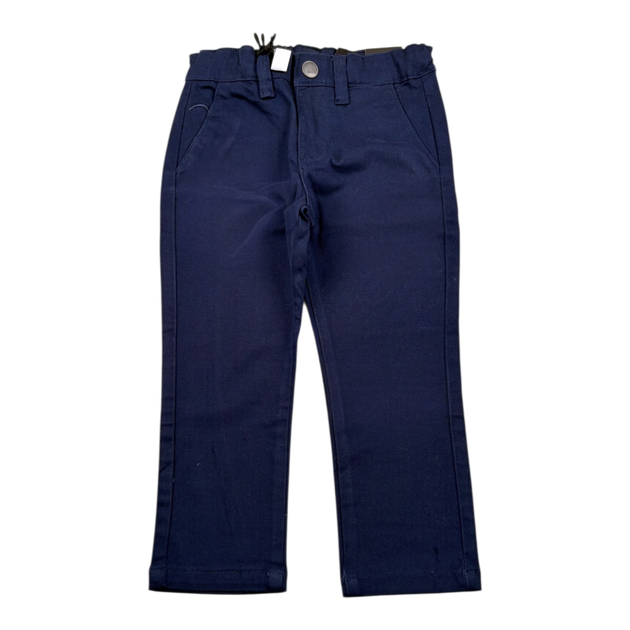 Sarabanda Pantalone tinta unita con Girovita Regolabile Blu per Neonato 05163 BLU SARABANDA 
