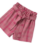 Sarabanda Short Bicolore con Microfantasia Magenta per Bambina 0F360 MAGENTA SARABANDA 