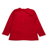 Sarabanda Shirt tinta unita con Stampa Rosso per Bambina 5221 ROSSO SARABANDA 