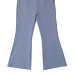 Sarabanda Pantalone tinta unita Modello A Zampa Azzurro per Bambina A718 AZZURRO SARABANDA 