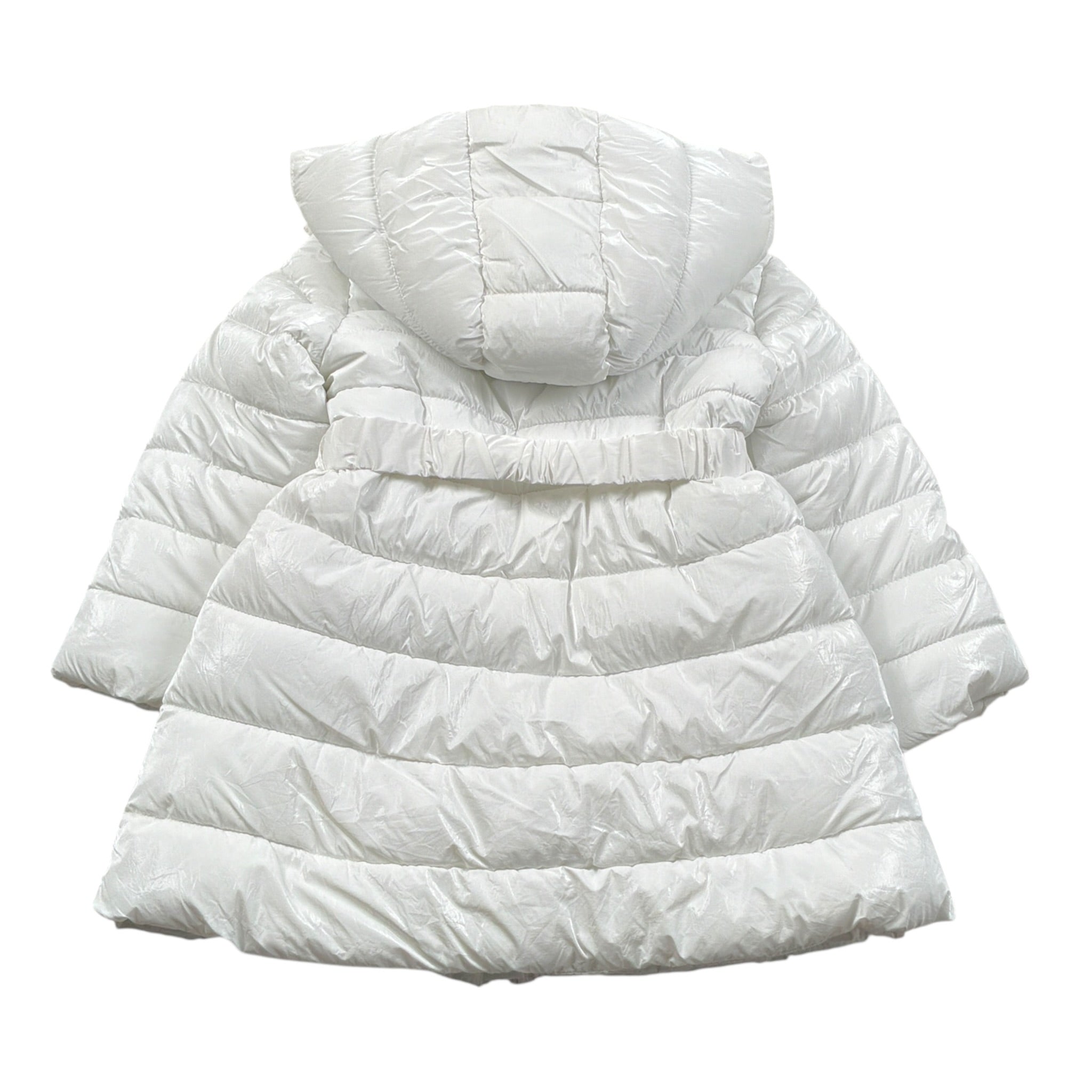 Sarabanda Giubbino tinta unita con Zip E Cappuccio Bianco per Neonata F378 BIANCO SARABANDA 