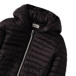 Sarabanda Giubbino tinta unita con Zip E Cappuccio Nero per Bambina F491F NERO SARABANDA 