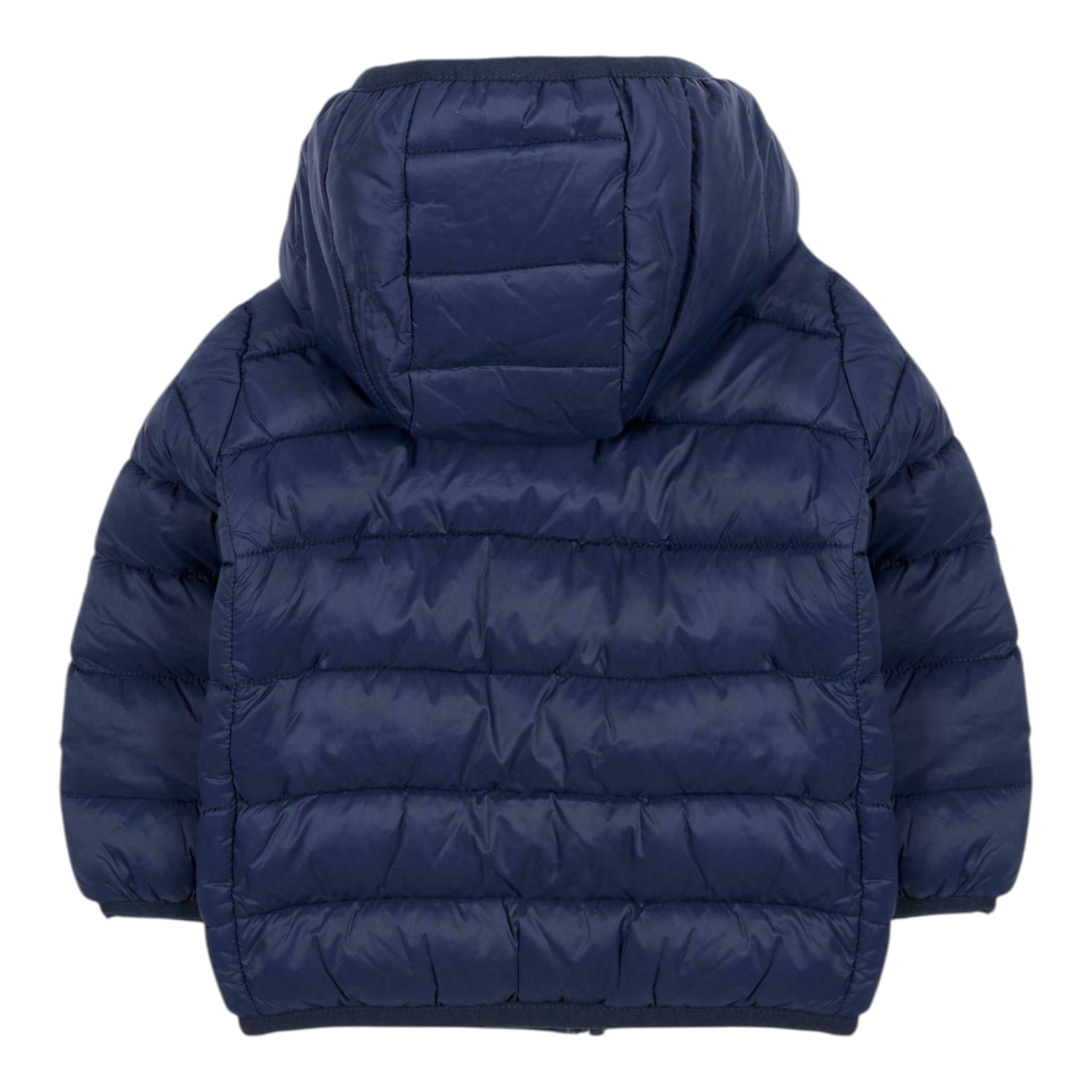 Save The Duck Giubbino tinta unita con Zip E Cappuccio Blu per Neonato I300003XGIGA21 BLU SAVE THE DUCK 