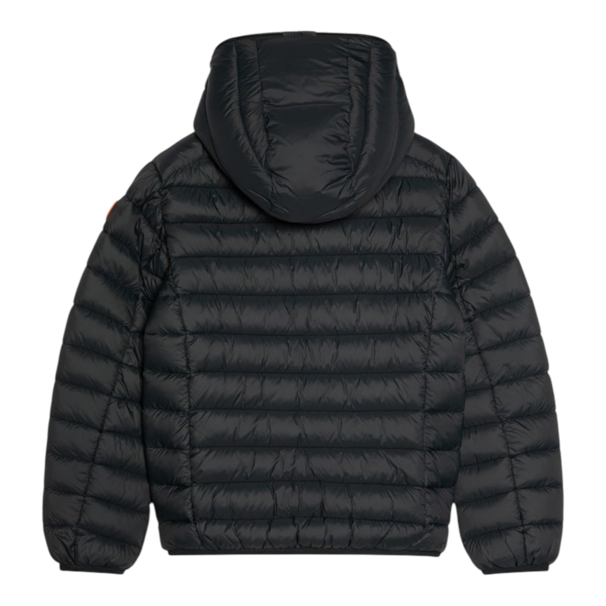 Save The Duck Giubbino tinta unita con Cappuccio Nero per Neonata J30650BN NERO SAVE THE DUCK 