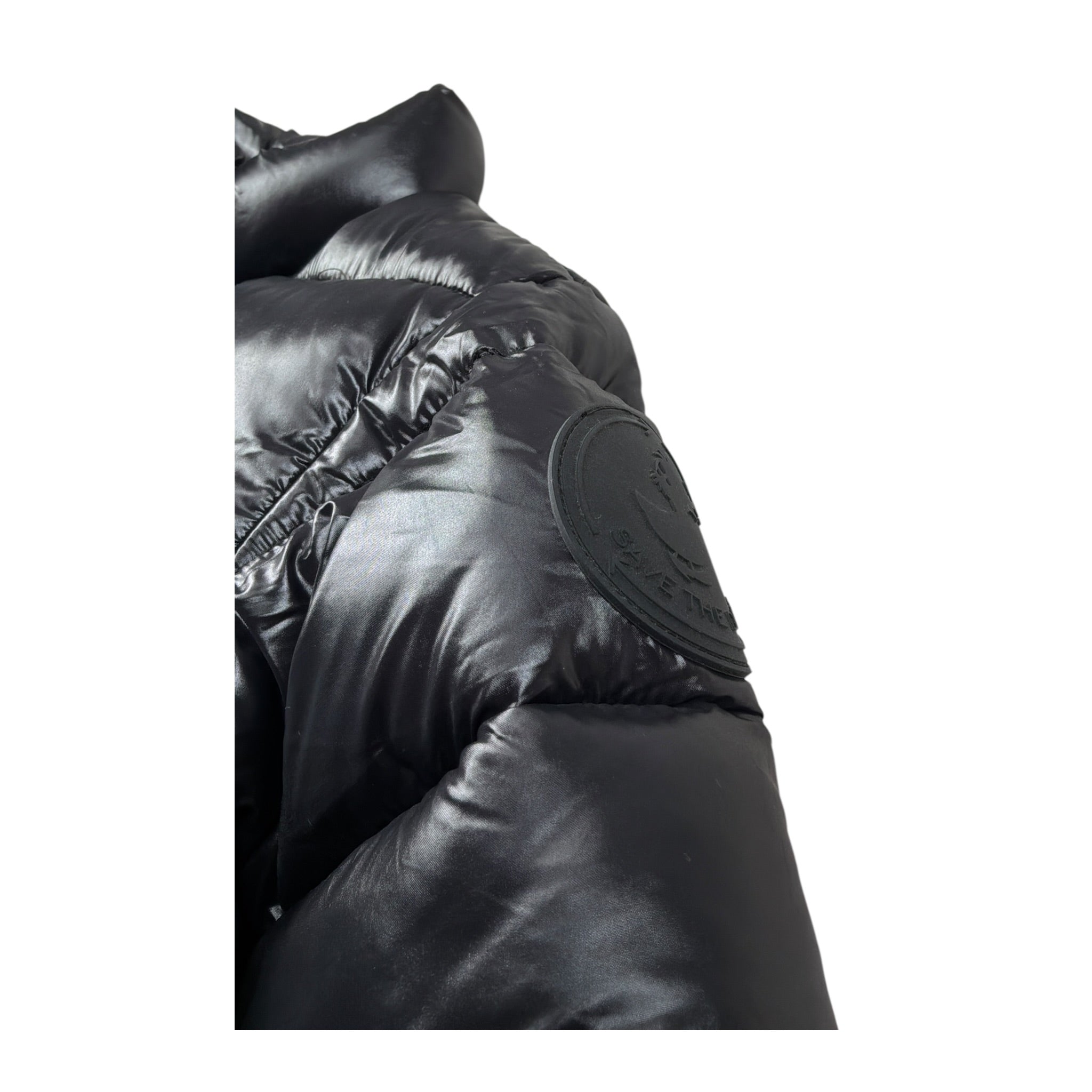 Save The Duck Giubbino tinta unita con Zip Nero per Neonata J31326GX NERO SAVE THE DUCK 