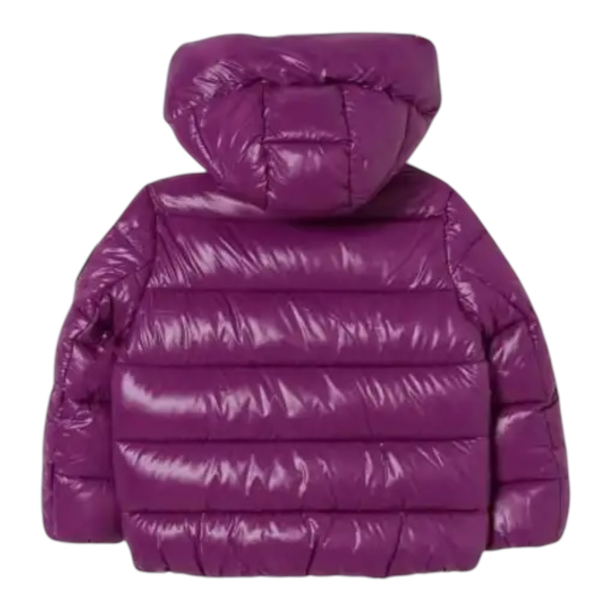 Save The Duck Giubbino tinta unita con Zip E Cappuccio Viola per Neonata J31989G VIOLA SAVE THE DUCK 