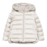 Save The Duck Giubbino tinta unita con Zip E Cappuccio Beige per Neonata J40280GJADE21 BEIGE SAVE THE DUCK 
