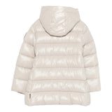 Save The Duck Giubbino tinta unita con Zip E Cappuccio Beige per Neonata J4244GLOVE21 BEIGE SAVE THE DUCK 