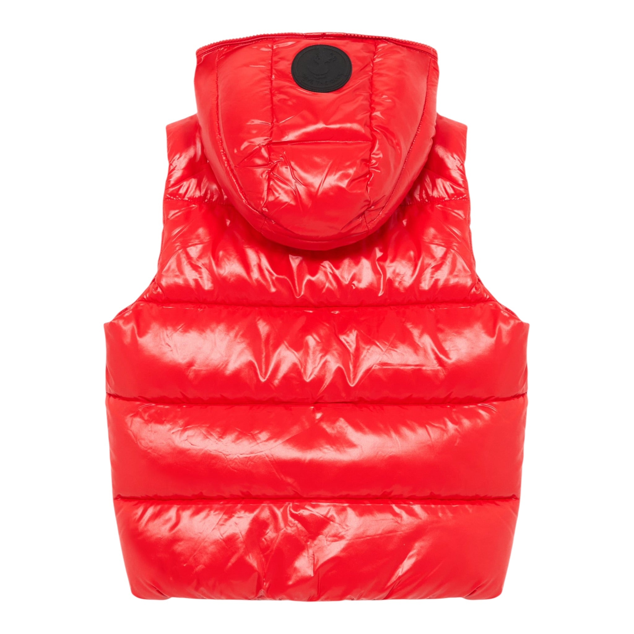 Save The Duck Giubbino Smanicato tinta unita con Zip E Cappuccio Rosso per Bambino J80296X ROSSO SAVE THE DUCK 