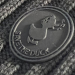 Save The Duck Cappello tinta unita con Logo Nero per Bambina JY1422U NERO SAVE THE DUCK 