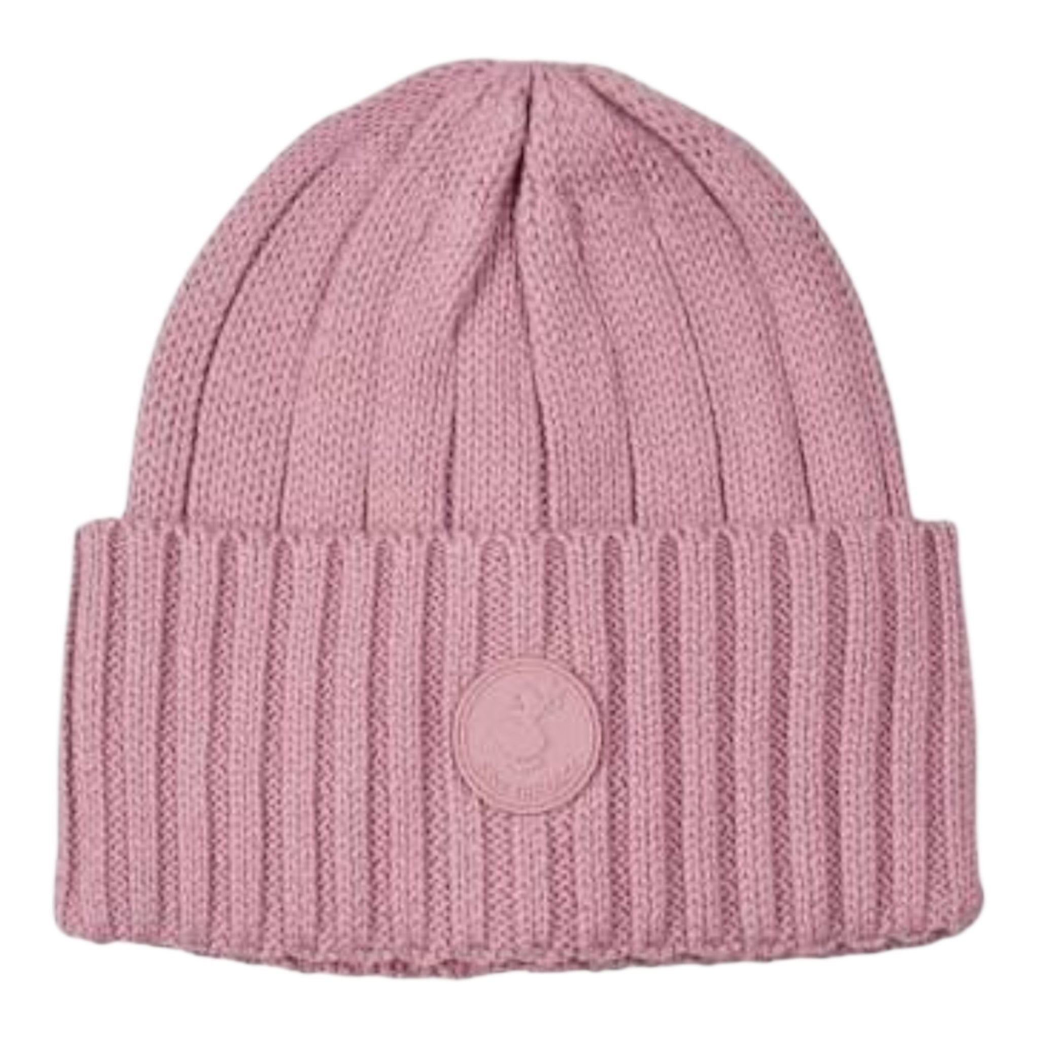 Save The Duck Cappello tinta unita con Logo Rosa per Bambina JY1422U ROSA SAVE THE DUCK 
