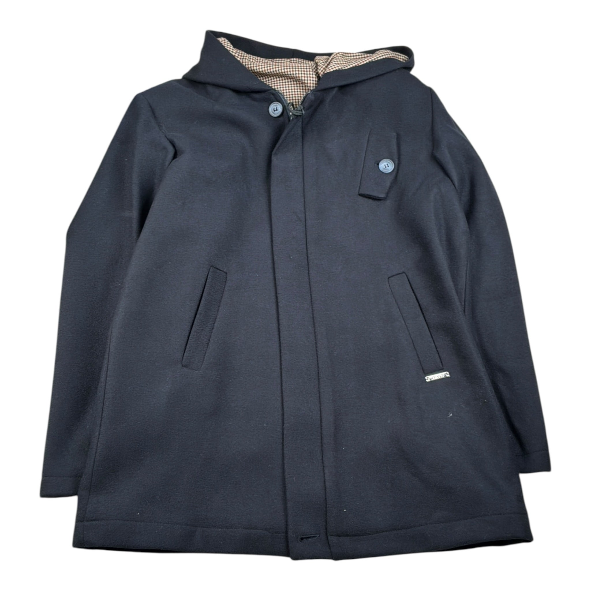 Shako' Cappotto tinta unita con Cappuccio Blu per Bambino KSK0445J BLU SHAKO' 