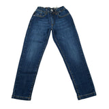 Siviglia Jeans tinta unita con Con 5 Tasche Blu per Bambino SVJPT00532 BLU SIVIGLIA 