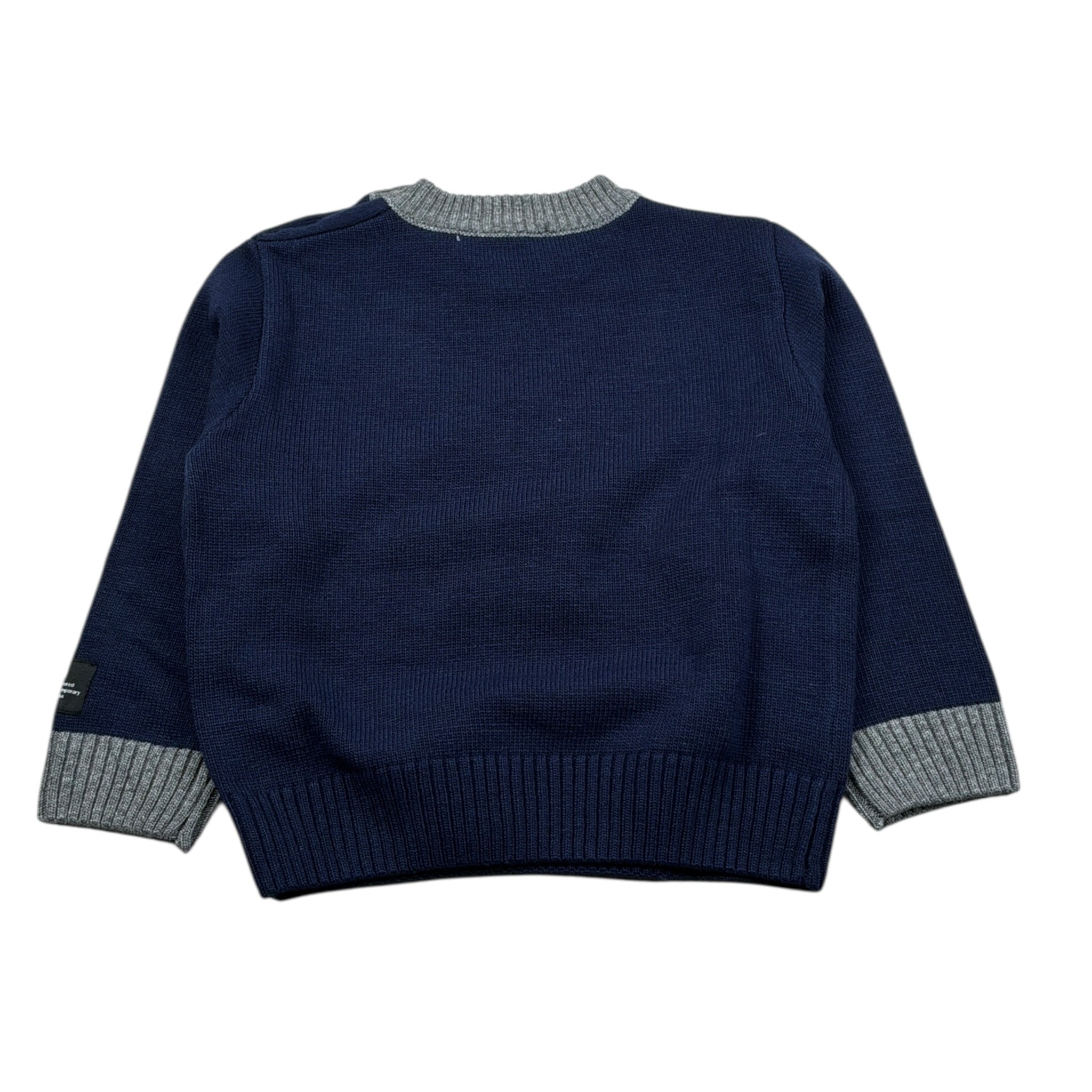 Siviglia Maglia Girocollo tinta unita Blu per Neonato SVNSW00576 BLU SIVIGLIA 