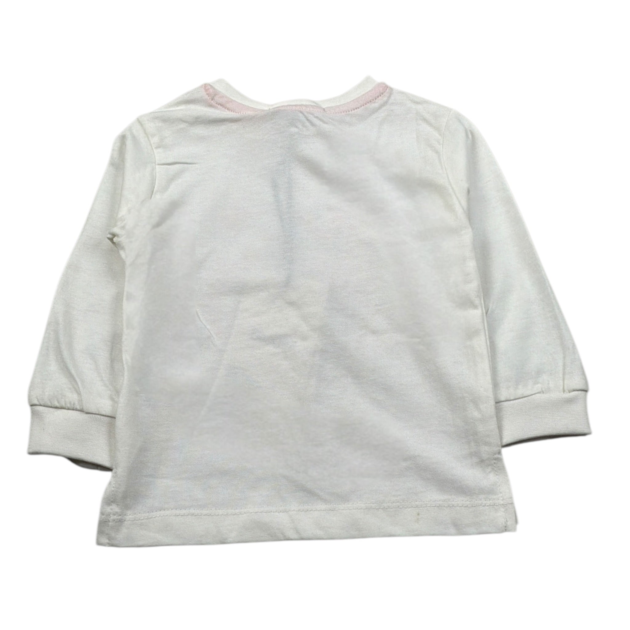Siviglia Shirt Girocollo tinta unita con Stampa Panna per Neonato SVNTS00517 PANNA SIVIGLIA 