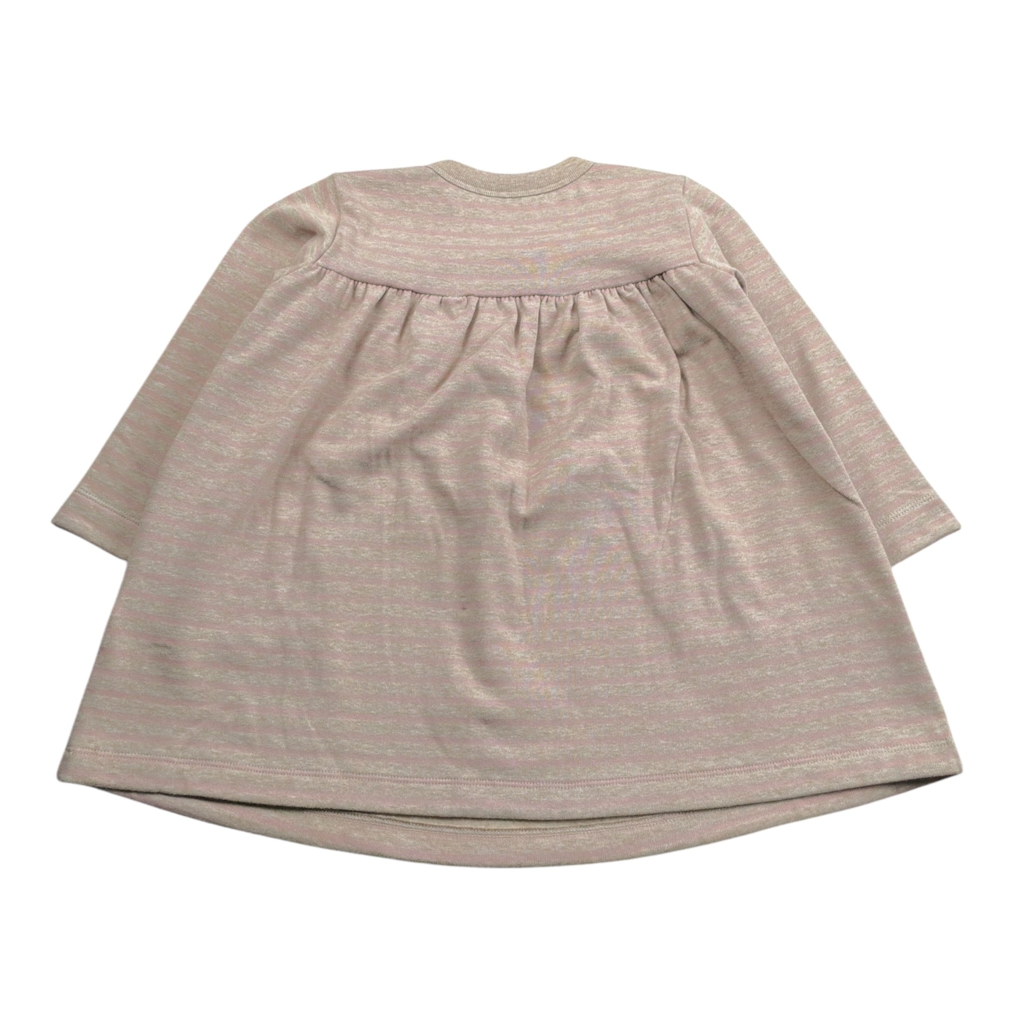 Snug Abito tinta unita con Fantasia A Righe Beige per Bambina 930AP5W094G23J BEIGE SNUG 