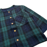 Snug Camicia tinta unita con Fantasia Quadri Verde per Neonato 930BC5W123R83 VERDE SNUG 