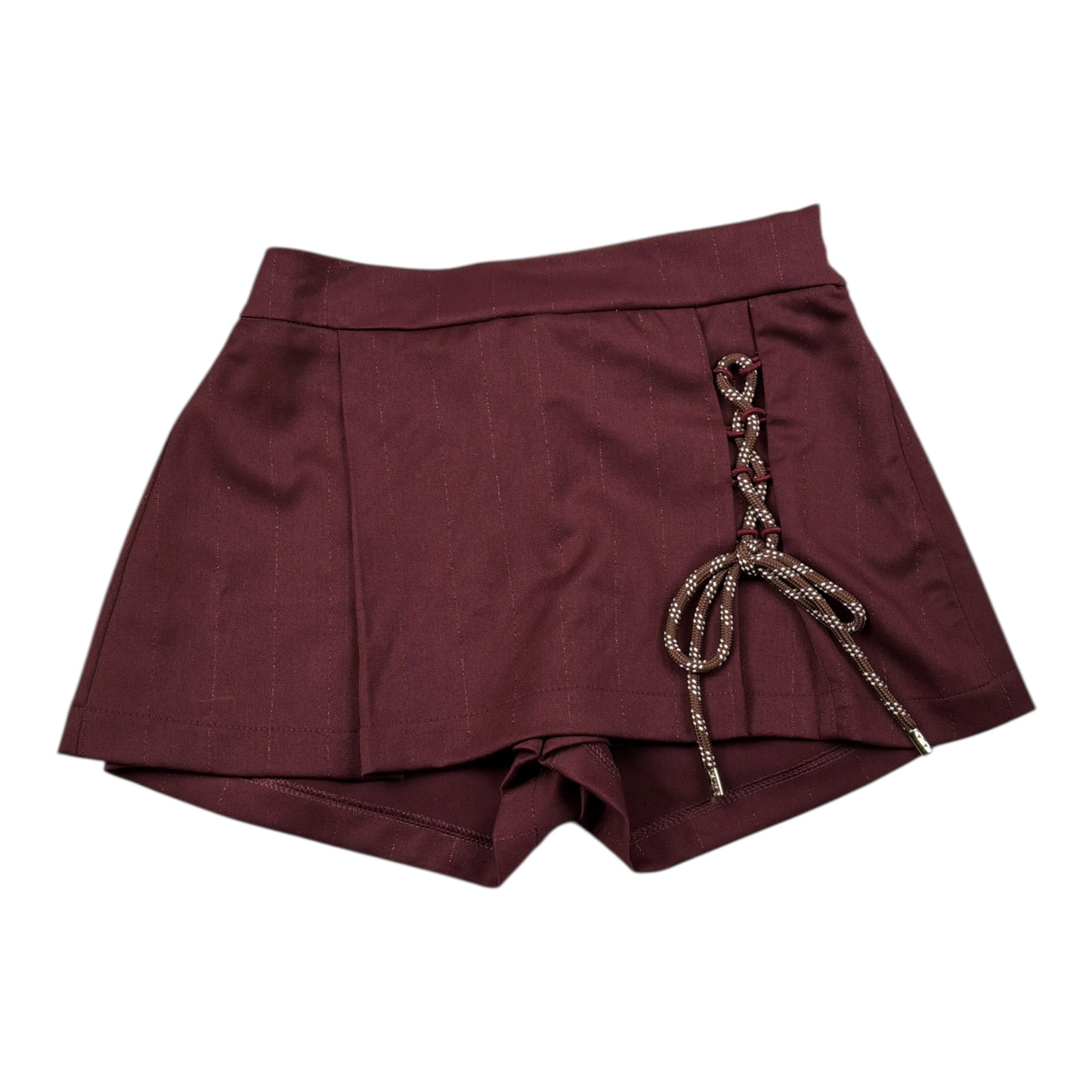 So Twee By Miss Grant Short tinta unita con Elastico In Vita Bordeaux per Bambina ST0123 BORDEAUX SO TWEE BY MISS GRANT 