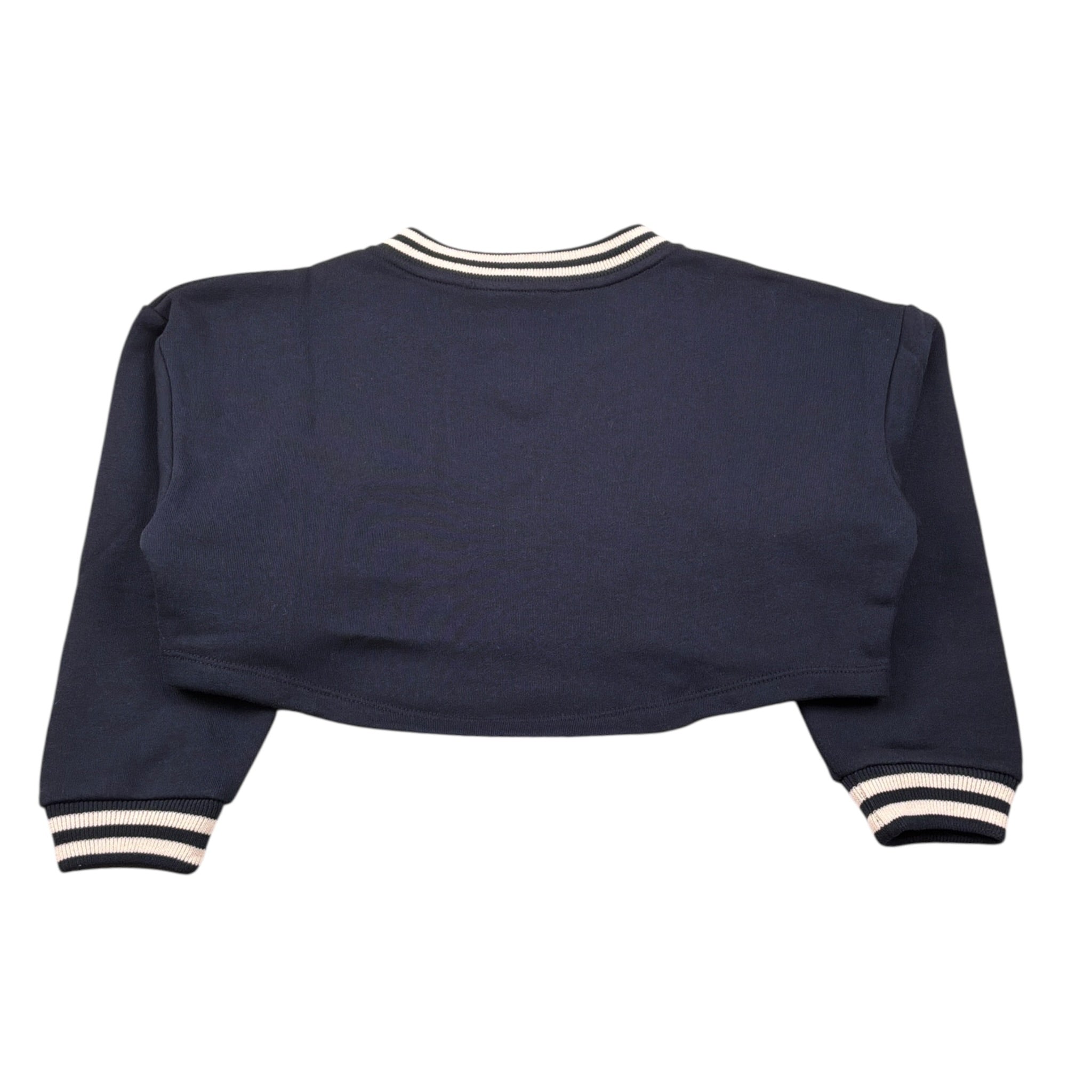 So Twee By Miss Grant Felpa Chiusa Girocollo tinta unita Blu per Bambina ST0132 BLU SO TWEE BY MISS GRANT 