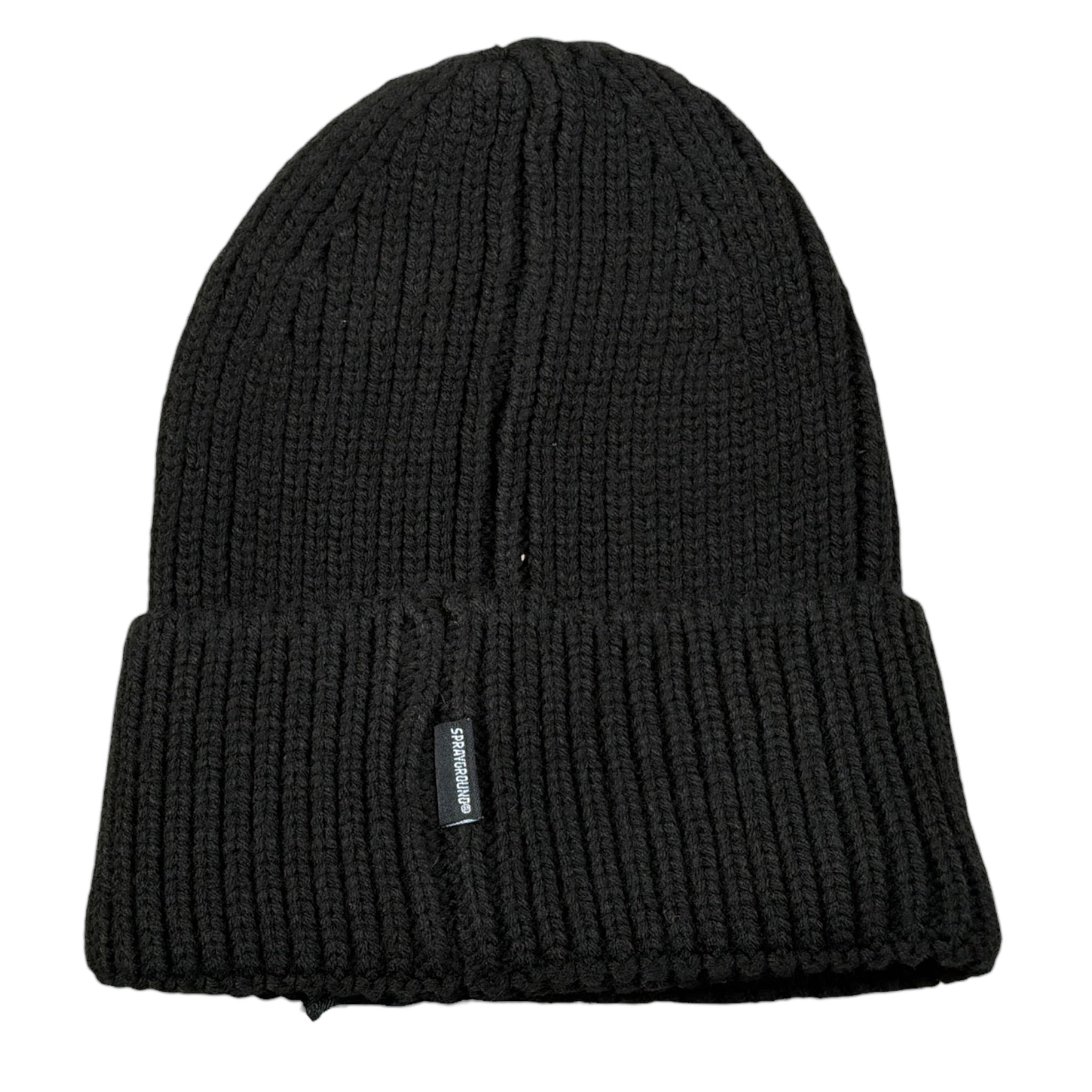 Sprayground Cappello tinta unita con Logo Nero per Bambino SP15011BLACK NERO SPRAYGROUND 