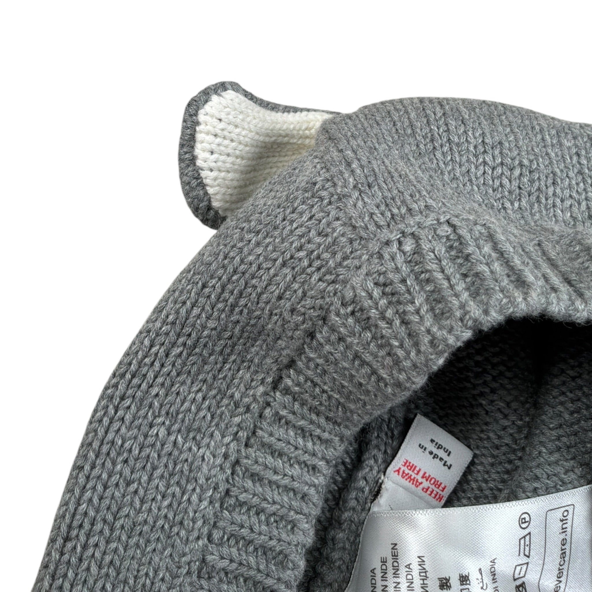 Stella Mccartney Cappello tinta unita Grigio per Neonata CPSTM GRIGIO STELLA McCARTNEY 