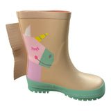 Stella Mccartney Stivali tinta unita In Gomma con Stampa Rosa per Bambina TT0A96 ROSA STELLA McCARTNEY 