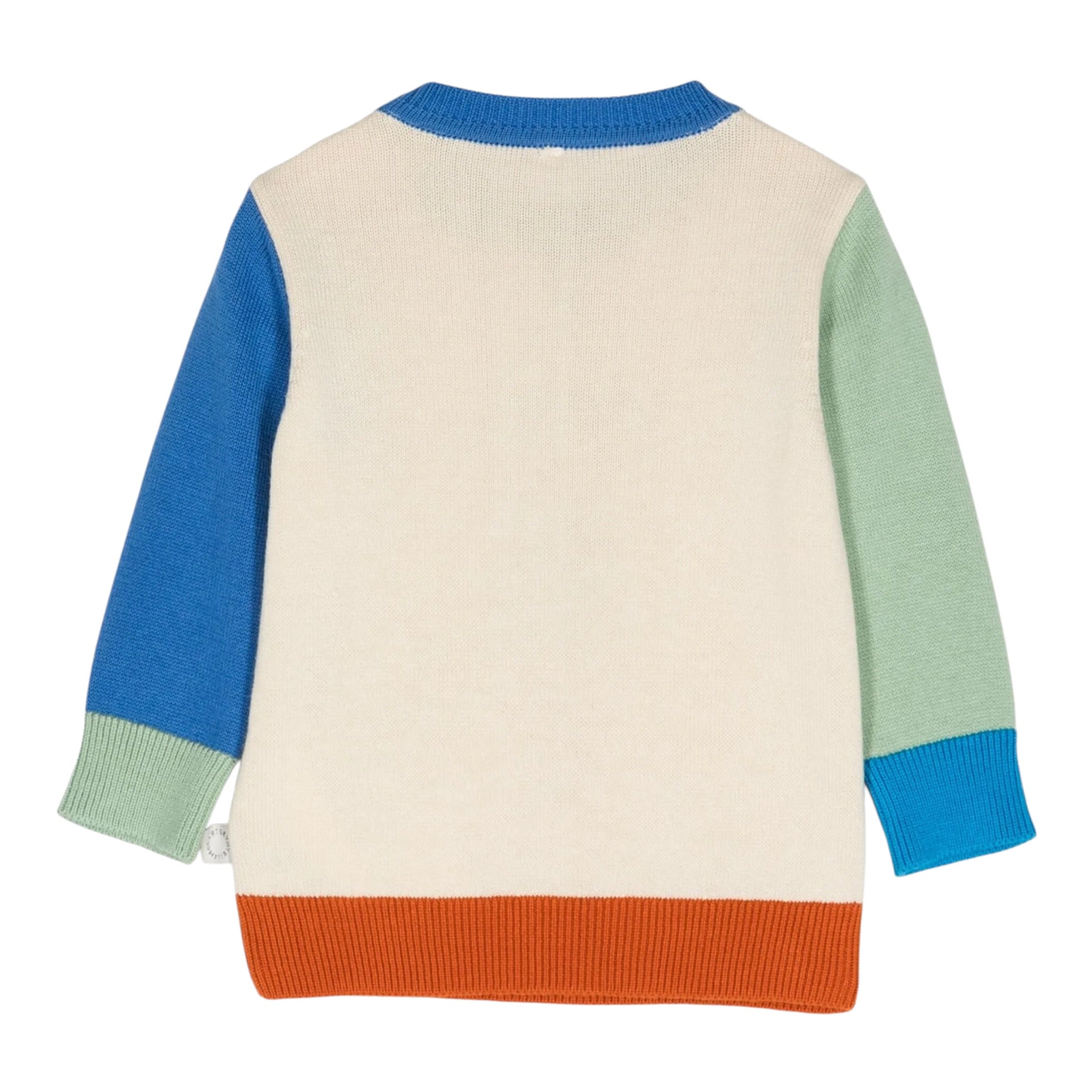 Stella Mccartney Maglia tinta unita con Maniche In Contrasto Beige per Neonato TV9500 BEIGE STELLA McCARTNEY 