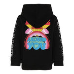 Stella Mccartney Felpa Chiusa con Cappuccio tinta unita con Logo Nero per Bambina TX4B90 NERO STELLA McCARTNEY 